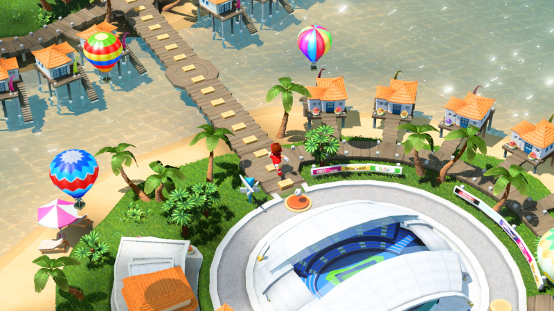 mario tennis map