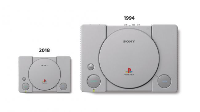 PlayStation Classic tamaño